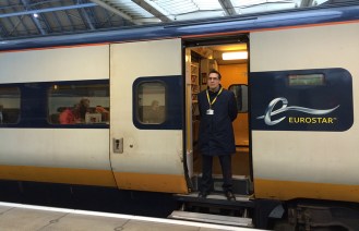 Crossing the English Channel on the Eurostar