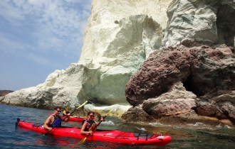 Sea Kayaking in Santorini