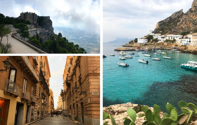 Erice, Trapani and Egadi Islands in Western Sicily