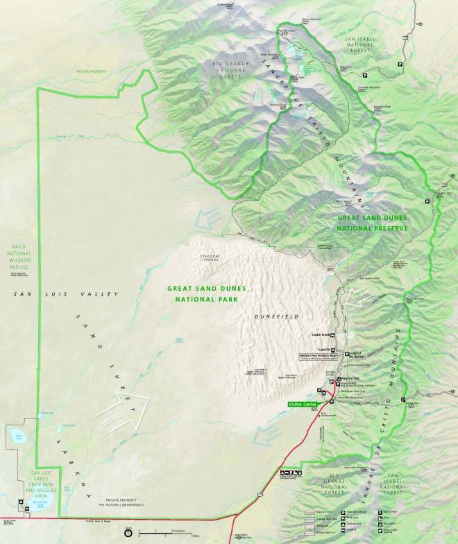 Great Sand Dunes map