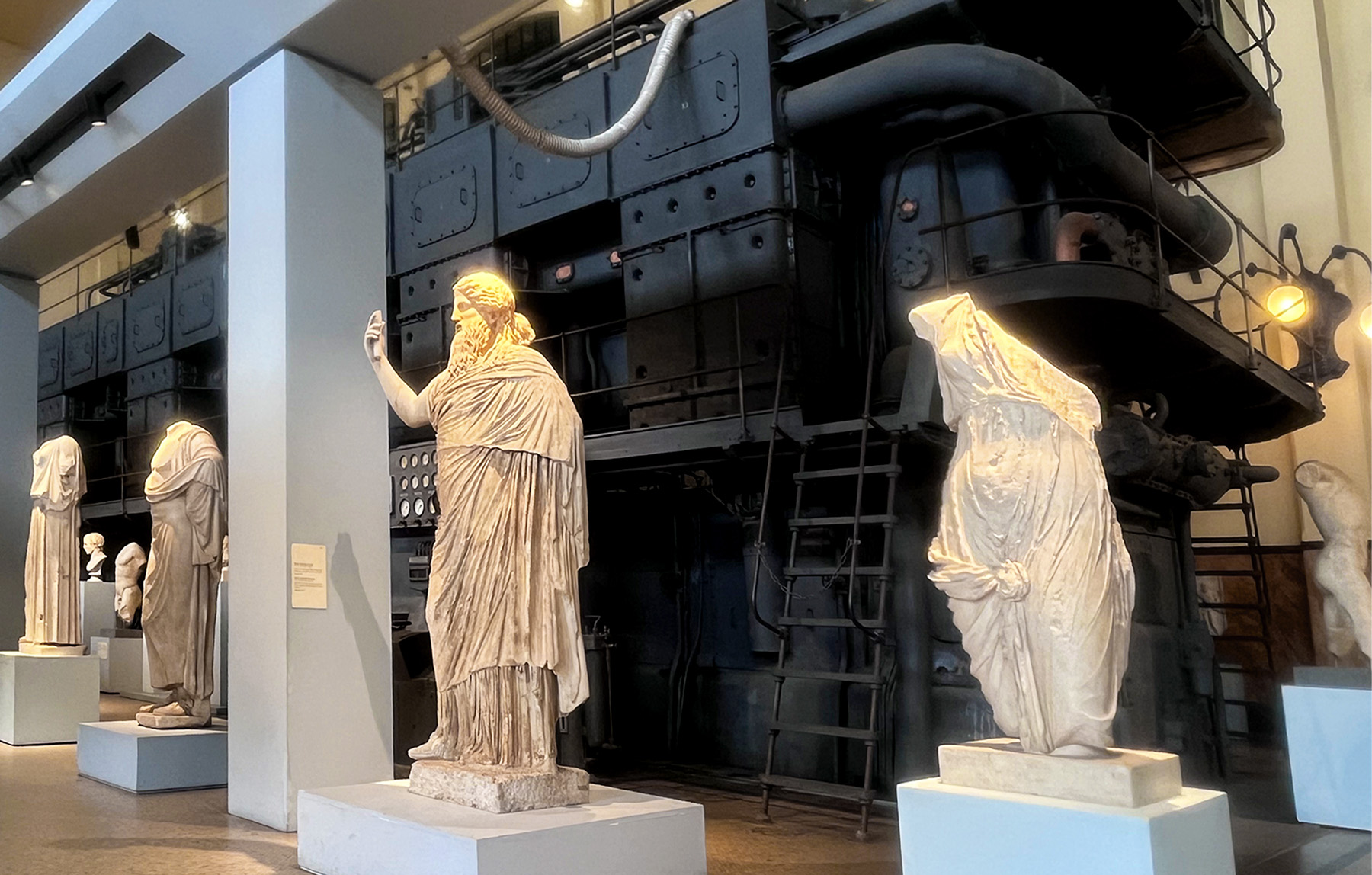 Old Meets New at the Centrale Montemartini Museum in Rome – Boarding Pass, image size:1800x1148